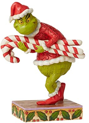 Enesco Jim Shore 6008888 Dekofigur Grinch Grinch Stealing Candy Canes