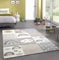 CARPETIA Spielteppich Kinderzimmer Teppich Herzchen Wolken Regenbogen Punkte grau beige braun Größe 120x170 cm