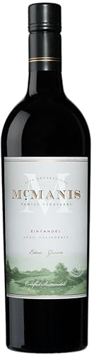 McManis Family Vineyards Zinfandel Red Wine, Estate Grown Lodi AVA, California – Ripe Red Currant & Toasty Oak, Certified Sustainable, 14% ABV, 75cl – Perfect for BBQ & Gifting
