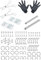 LOLIAS 84 PZ Kit Piercing Professionale Acciaio Inox Anelli Ombelico Piercing Cartilagine Helix Daith Setto Cerchio Piercing Kit Lingua Trago Capezzolo Piercing Labbro Corpo Jewerly 14G 16G