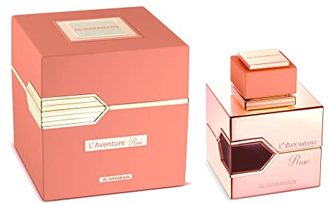 Al Haramain L'Aventure Rose 100ml Eau de Parfum | Profumo floreale per donna | Profumo Oud di lusso arabo
