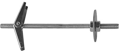 Taco plegable con resorte, tacos M4, tuerca, ojal, gancho, tornillos, 25 unidades, para construcción en seco