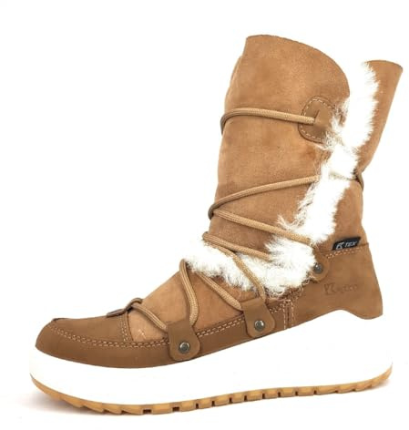 Kastinger Wannera Damen Winter Lammfellstiefel wasserdicht sand (numeric_40)
