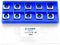 Inserti in Carburo di Tungsteno 11×11×2 mm (11mm) R50 per Tornio Legno, Lame Quadrate per Pialla Spirale Elicoidale, Coltelli Falegnameria Professionale, 10 Pezzi