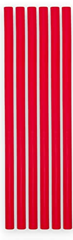 6 Stück Set Papilottenwickler Papilotten Lockenwickler Flexibel Flexwickler lockiges Haar Friseurbedarf Ø10 mm x 250 mm, Pink