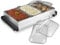 Lewis's Electric Food Warmer Buffet Server – Buffet Trays with Lids – Portion Control Plate, Chafing Dishes, Buffet Warmer for Table, Hostess Trolley Food Warmer, Portion Plate (Silver, 3 x 2.5L)