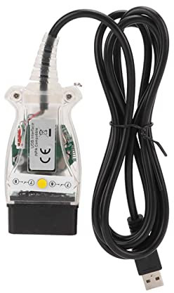 Câble K+DCAN avec Interrupteur, K DCAN OBD2 Câble USB Interface USB Outil de Diagnostic OBD2 de Voiture pour E60 E61 E81 E70 E83 E87 E90 E91 E92 E93