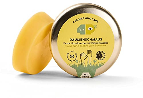 forpeople BIO Handcreme 30g · Feste Handcreme für sehr trockene Hände · Für Männer & Frauen · Bienenwachs Handcreme Bio Naturkosmetik · Beanspruchte & rissige Kletter, Handwerker & Arbeiterhände