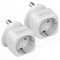 VINTAR 2PC Adaptateur de Voyage France vers Afrique du Sud, Adaptateur de Prise Europe vers Afrique du Sud pour Afrique du Sud, Mozambique, Bhoutan, Namibie, Botswana, Certification CE Type M