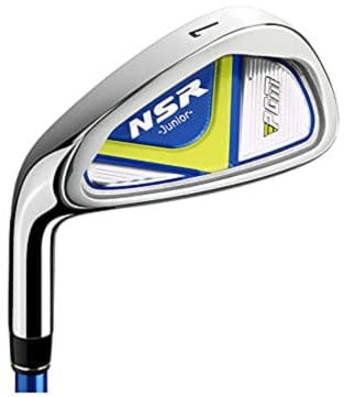 #7#9 Left Hand Golf Clubs Iron Kids Golf Blade Putters NSR Junior Golf Irons for Age 3-12 Boys Girls (Blue,#7(9-12))