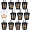 Janmercy 12 Pieces Shot Glass Beaded Necklaces Birthday Party Shot Necklace Cups for Birthday Women Wedding Party Supplies