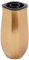 Grab-Vase Edelstahl Tulpe in Gold Grab-Schmuck Friedhof Blumen-Vase Dekoration