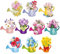 Ideen mit Herz 3-D Motive, ausgestanzt, ca. 7-10 cm, 10 Stück im Beutel | Bilder zum Basteln & Dekorieren | Grußkarten selber machen | Bildmotive für Scrapbooking & DIY-Deko (Blumen in Kannen)