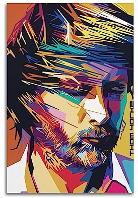 Thom Yorke Poster, dekoratives Gemälde, Leinwand-Wandposter und Kunstdruck, modernes Familienschlafzimmer-Dekor-Poster, 60 x 90 cm