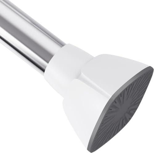 Lolypot Teleskopstange Ohne Bohren Nie Rostend 114-184cm, Verstellbare Duschvorhangstange, Klemmstange, Gardinenstange zum Klemmen, Vorhangstange ausziehbar,Feder Spannstange,Kleiderstange