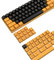 MAMBASNAKE 150 Teclas PBT Juego de Teclas de Doble Disparo,Perfil OEM,ANSI US Diseño para 61/68/87/98/104/108 Teclado Mecánico,Compatible con Interruptores Cherry MX Gateron Kailh (Oro Negro)