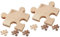 Alipis Tassenpolster 8 STK Puzzle- Becherbodenplatten Untersetzer für Tischplatten Holzpuzzle Rätsel Untersetzer Holz hitzebeständige Untersetzer draussen Dämmplatten Nussbaum