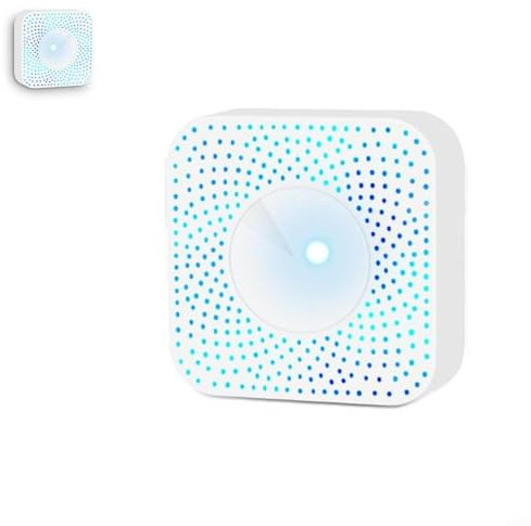 HEIBTENY Tuya/zigbee Smart Air Detector 6-in-1 Air Butler Präzise Und Echtzeit-Überwachung Von PM2,5, Formaldehyd, VOC, , Temperatur Und Luftfeuchtigkeit(WiFi)