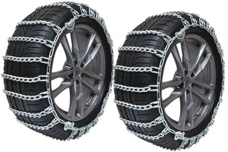 Reifen-Traktionskette, 2 Stück, Notfall-Anti-Rutsch-Reifen-Traktionsketten, Schneekette für leichte LKW/SUV/ATV, Winterreifen-Sicherheitsketten 225/45R17