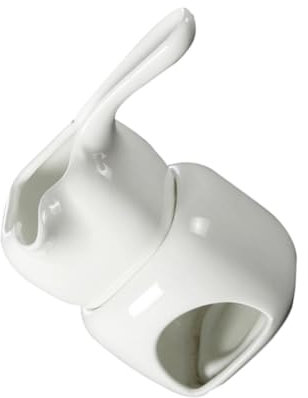 CIYODO Pentolino Fonduta Ceramica Per Cioccolato E Formaggio Con Supporto Fornello Da Cucina Per Sciogliere Burro E Altri Dessert Per Feste E Te Pomeridiani