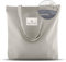 Emma Jonasson Shopper Tasche Damen - Tote bag mit Reißverschluss und Innentasche - Aesthetic Tasche - Damen-Umhängetasche für Arbeit, Schule, Uni oder als Einkaufstasche grau
