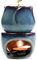 GOMETY Lámpara aromática de cerámica para aceites esenciales, quemador de aceite esencial con cuchara de vela, lámpara aromática, vela de té, soporte decorativo para velas de té, quemador de aceite