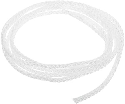 sourcing map Cord Loop for Window Shades, 2.5mm 3Ft Nylon Satin Cord Window Blind Looped String Braided Lift Shade Cord for Pleated Shades Blind Shade DIY, White