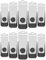 TEWENE USB Stick 4GB 10 Stück Set,USB Speicherstick Flash Drive Memory Stick,High Speed USB 2.0 Schwarz Rotate.