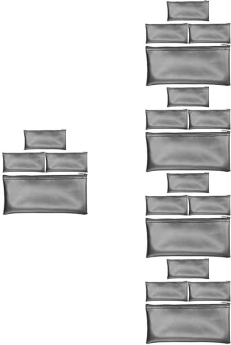 HYTROVE 5 Sätze Mikrofon Aufbewahrungstasche Mikrofonkoffer Und -Taschen Stand-Reisetasche Schutztasche Aufbewahrungssack Mikrofontasche Für Das Fitnessstudio Ledertasche Pu 4 Stück * 5