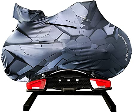 VELOSOCK Shard MTB/E-Bike Fahrradabdeckung – wasserabweisend | Für Flat-Bar-Räder: MTB, Hybrid, E-MTB (Lenker bis 110 cm). Nicht für Fatbikes. Wasserabweisend – perlt leichten Regen ab.