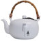 Teiere, Teiera in porcellana bianca da 700 ml - Set da tè in ceramica for la casa e come regalo, Bollitore