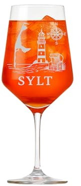 Exoda Weinglas Insel Sylt 350 ml spülmaschinenfest mit Gravur
