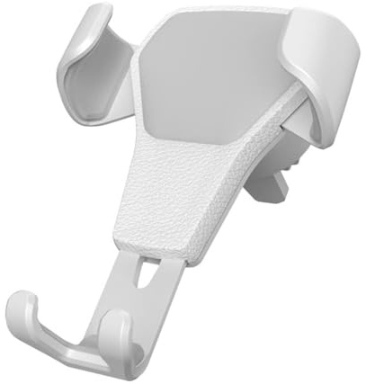 R-timer Car Phone Holder for FIAT 500 2009-2021 2022 2023 2024, Car Phone Mount Mobile Holder Vent Mount Holder Air Vent Auto Parts,White