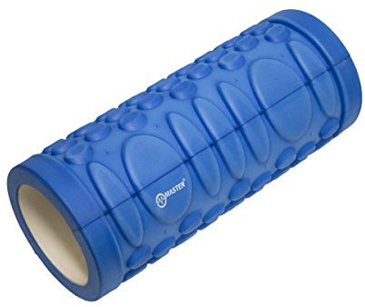 MASTER Erwachsene Faszienrolle Massagerolle Yoga 33 x 14 cm, blau, One Size, MAS4A142