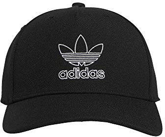 adidas Originals Herren Dart Precurve Snapback Cap, Schwarz/Weiß, Einheitsgröße, Schwarz, Einheitsgröße