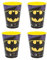 Theonoi Lot de 4 gobelets pour enfant 260 ml / au choix : Batman/Gobelets en plastique sans BPA / Cadeau pour garçon (design Batman)