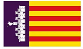 Akachafactory sticker flag tuning decal car motorcycle majorca balearic islands mallorca