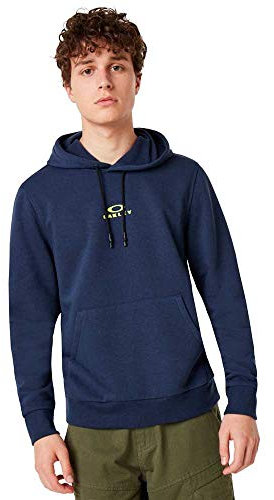 Oakley Men's Hoodie New BARK Pullover Sweater, Foggy Blue, XS