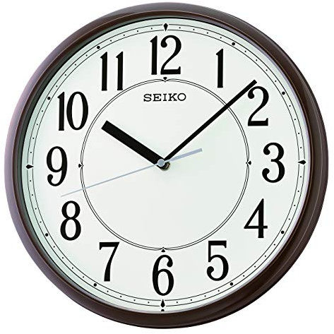 Seiko Horloges murales en Plastique Marron 305 mm