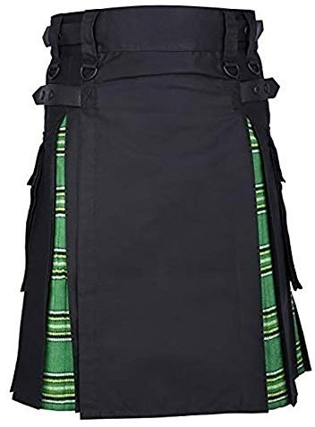 Schöner Kilt Rock Schottischer Herren Tartan Kilt Traditioneller Hochlandhochzeits-Abendrock Für Männer XL Greenskirt