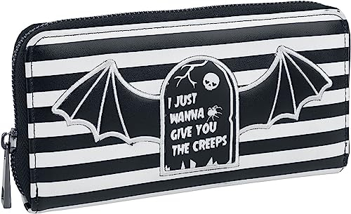Banned Alternative I Just Wanna Give You The Creeps Frauen Geldbörse schwarz/weiß
