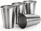Hiceeden 4 Pack Stainless Steel Pint Cups, 17 OZ/ 500 ML Unbreakable Water Tumbler Metal Cups, Stackable Drinking Glasses for Camping, Party, Bar, Restaurant, Home, Outdoors, Shatterproof & BPA Free