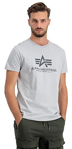 Alpha Industries Basic T-Shirt für Herren Pastel Grey