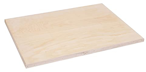 Ciieeo Kit Artist Canvases Cradle Panels Board, Unfinished Panel Adults Wall K Craft Wooden Lightweight Boards Thickness Board Crafts X Wood Watercolor, Drawing Students Pouring Easel