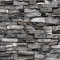 Warmiehomy Brick Wallpaper 53cm x 9.5m 3D Non-Woven Wall Paper Roll for Living Room, Cafe and Bar, Ink Grey