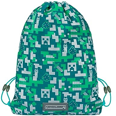 Minecraft Sportbeutel für Kinder Jungen Mädchen Schuhbeutel Schule - Creeper