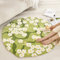 KRYCRHIA Moosteppich, unregelmäßiger 3D-Teppich, Blumen, Gras, Moos, Teppich für Wohnzimmer, Schlafzimmer, ästhetische Dekoration, Bodenmatte, Innenbereich, Plüsch, zotteliger Teppich, rutschfest,