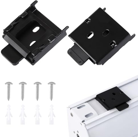 Roller Shade Mounting Brackets Replacement for Outdoor Blinds Black