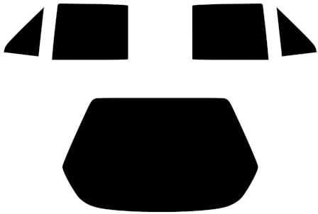 Window-Tint.co.uk Pre Cut Window Tint for Renault 25 5-door Hatchback - 1983 to 1992 - Rear Windows 5% Limo