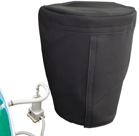 Pond Filter Cover, Water Pump Cover, Pump Filter Bag, Pool Filter Cover with Reusable and Sturdy Design 12.99 x 12.99 x 15.98 Inches for Outdoor Water Pumps and Pond Biofilters